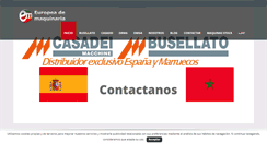 Desktop Screenshot of europeademaquinaria.com