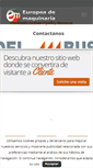 Mobile Screenshot of europeademaquinaria.com